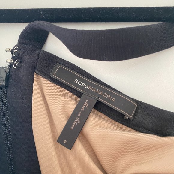 BCBG Max Azria Black Tulle  BodyCon Dress - Picture 8 of 9